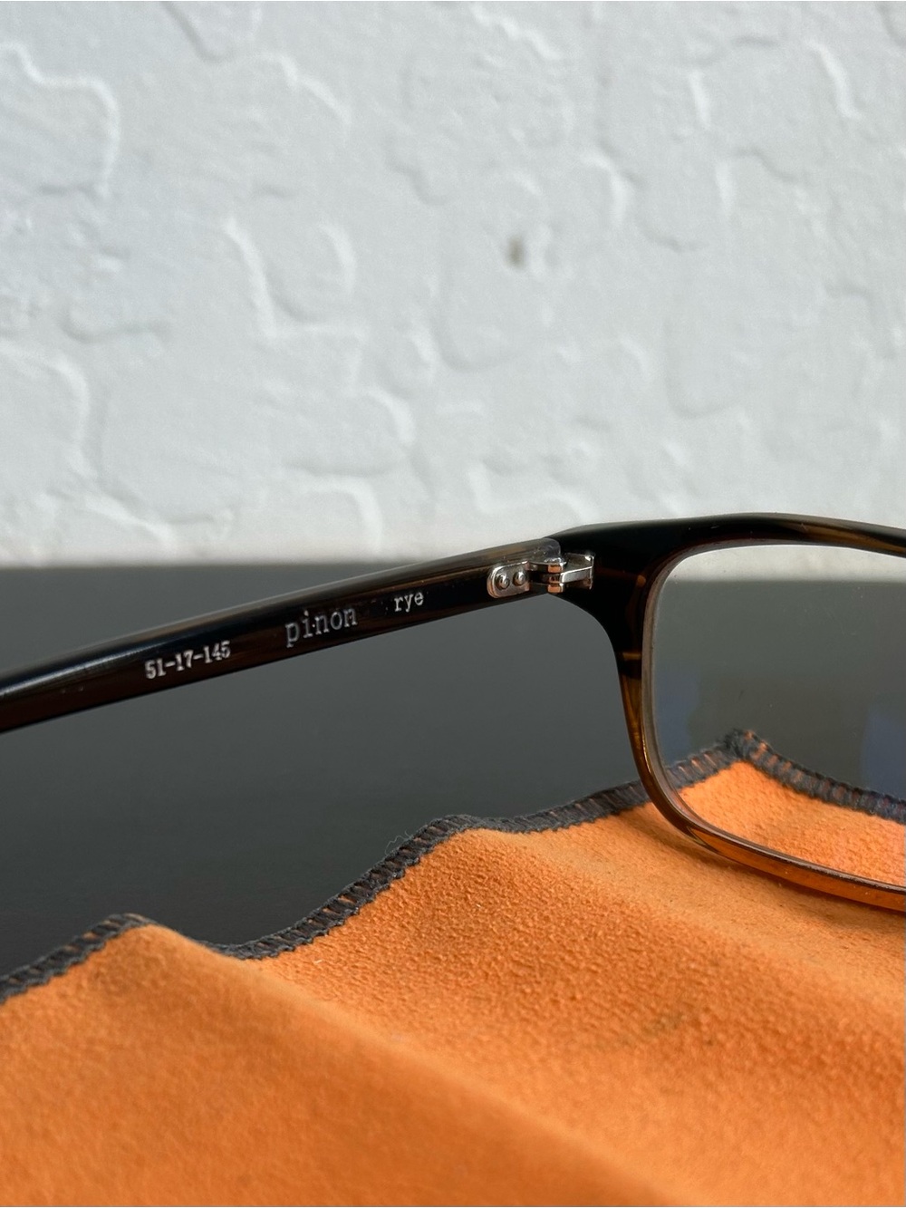 Classic Rectangular horn-rimmed dark brown Unisex Glasses From Arbor Eyewear - Picture 5 of 5